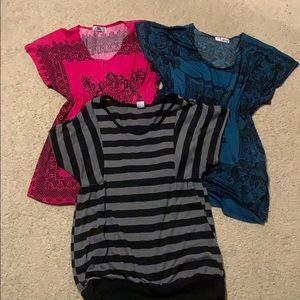 Bundle of Maternity dress shirts!